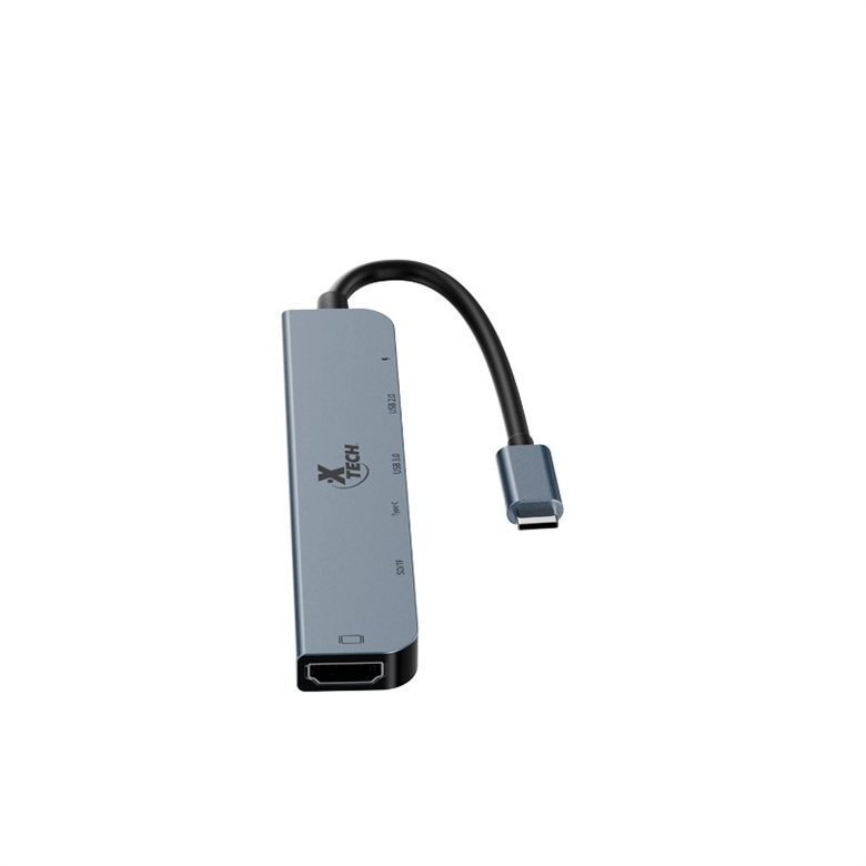 Xtech - Hub - 7 puertos - USB-C® 7-in-1 XTC-571