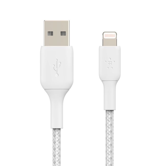 Belkin BoostCharge - Cable Lightning - Lightning macho a USB macho - 1 m - blanco