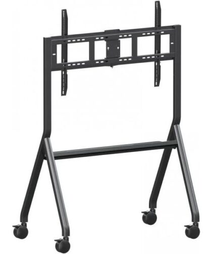 ViewSonic VB-STND-009 - Carrito - para pantalla LCD/panel plano interactivo - carro delgado - ruedas de acero, poliuretano (PU) - tamaño de pantalla: 65"-105" - interfaz de montaje: hasta 1000 x 600 mm