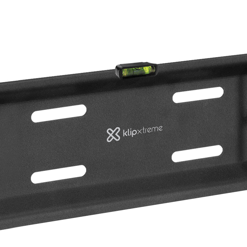 Klip Xtreme KPM-725 - Kit de montaje (soporte para montaje en pared) - para pantalla plana - acero con recubrimiento en polvo - negro - tamaño de pantalla: 23"-46" - interfaz de montaje: hasta 400 x 400 mm - se puede instalar en la pared