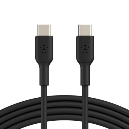 Belkin BoostCharge - Cable USB - 24 pin USB-C (M) a 24 pin USB-C (M) - 1 m - negro