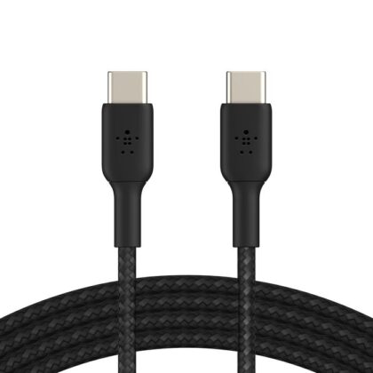 Belkin BoostCharge - Cable USB - 24 pin USB-C (M) a 24 pin USB-C (M) - 1 m - negro