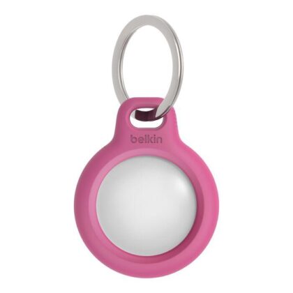 Belkin - Soporte de seguridad para etiqueta Bluetooth antipérdida - rosa - para Apple AirTag