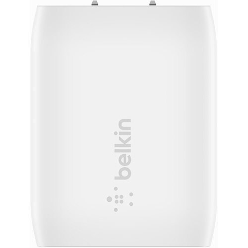 Belkin BoostCharge - Power adapter - PPS technology - 20 Watt - 3 A - Power Delivery 3.1, Fast Charge (24 pin USB-C) - white - for Apple iPhone 14, 14 Plus, 14 Pro, 14 Pro Max