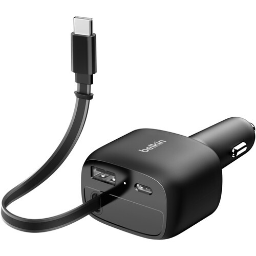 Belkin - Car Charger - Lithium ion - Para Apple / Samsung phones - USB-C 60W - USB-C 30W - USB-A