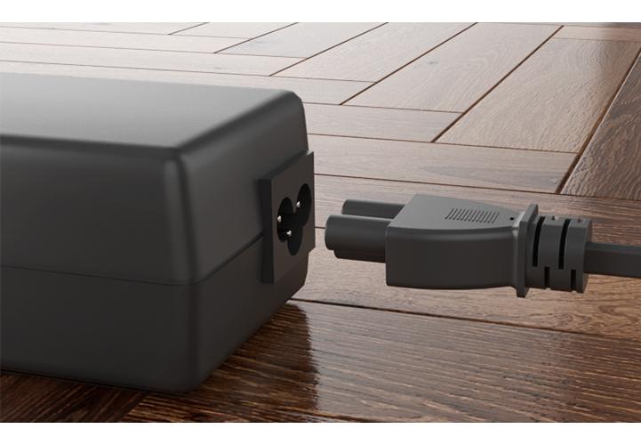 Xtech - Power adapter kit - 3-pin universal cbl
