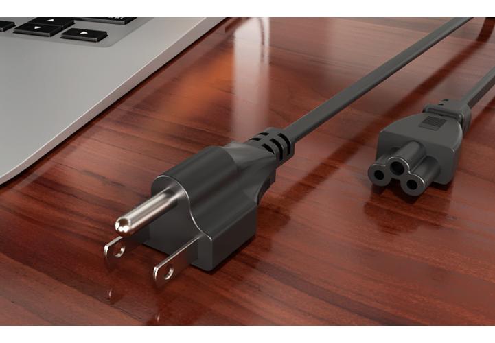 Xtech - Power adapter kit - 3-pin universal cbl