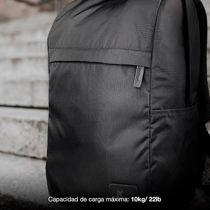 Xtech - Laptop Backpack - 15.6" - Durable polyester - Black - Leiden XTB-209