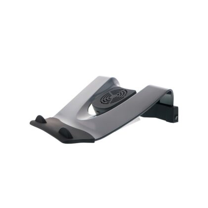 Klip Xtreme KNS-110B Notebook Stand / Cooling Station - Soporte para ordenador portátil - con concentrador USB de 4 puertos, ventilador de refrigeración - 17" - negro