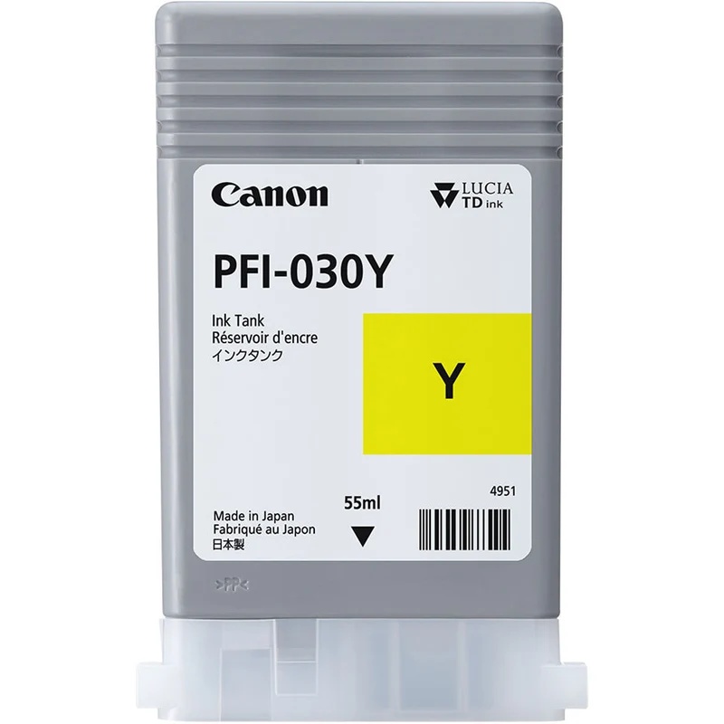 Canon - PFI-030Y - Ink cartridge - Yellow - Tank 55ml