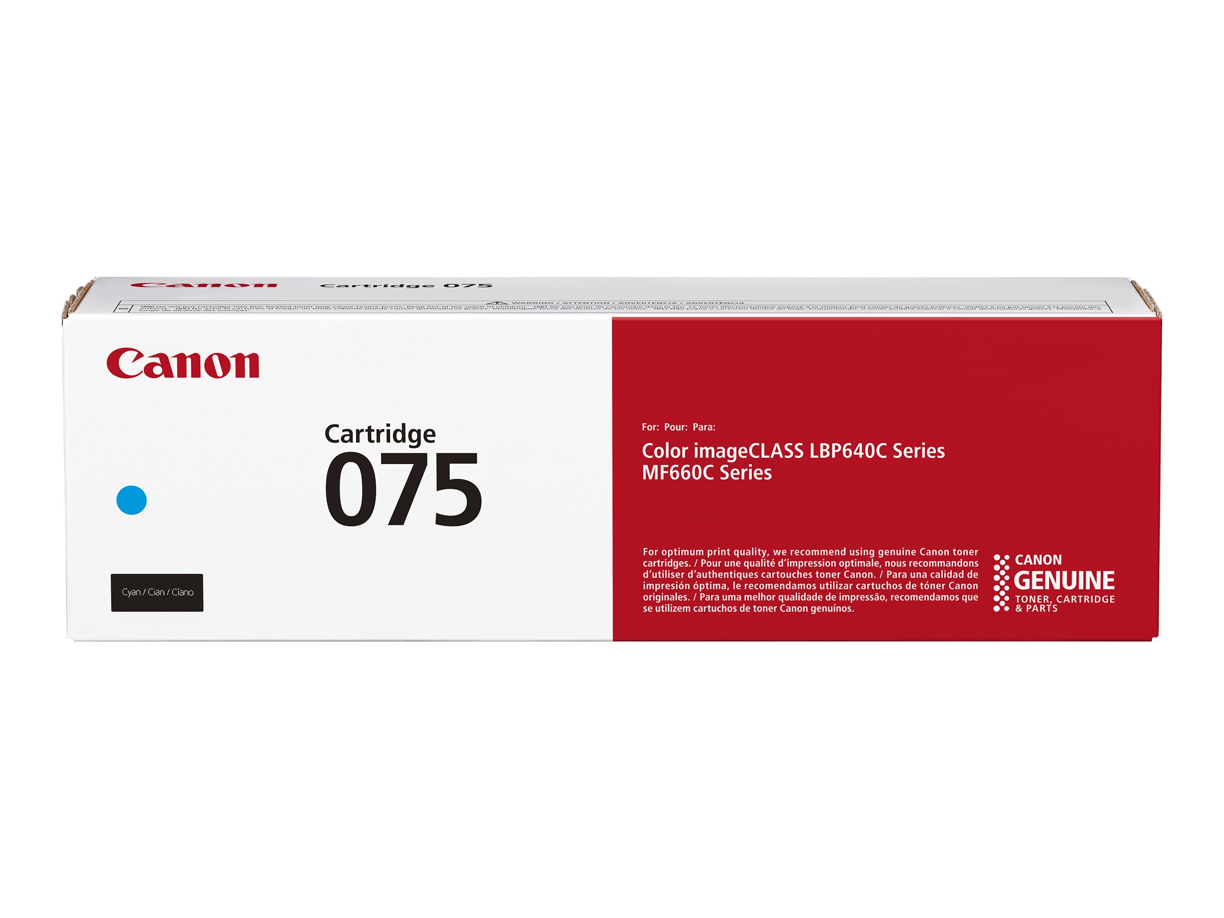 Canon - 075 - Toner cartridge - Cyan - 6364C001AA