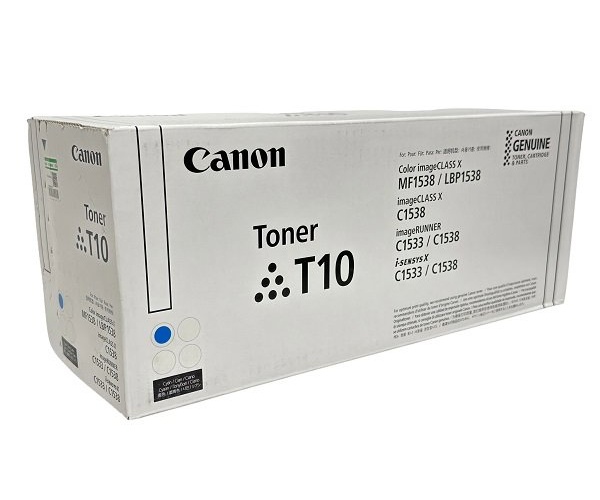 Canon T10 - Cián - original - cartucho de tóner - para imageRUNNER C1533iF, C1538iF; i-SENSYS X C1533P, X C1538P