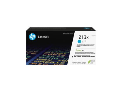 HP 213X - Alto rendimiento - cián - original - LaserJet - cartucho de tóner (W2131X) - para Color LaserJet Enterprise 6700, MFP 5800, MFP 6800, LaserJet Enterprise Flow MFP 6800