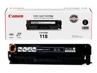 Canon 118 - Negro - original - cartucho de tóner - para Color imageCLASS MF726, MF729, MF8380, MF8580, imageCLASS LBP7200, LBP7660, MF8350