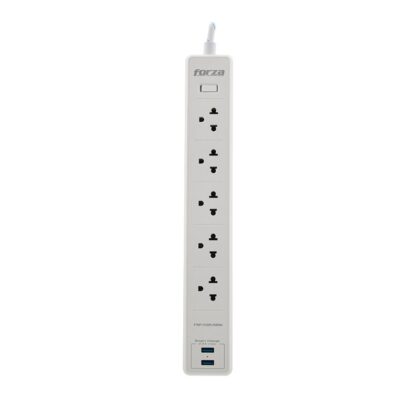 Forza - Surge protector - AC 110/220 V - 5 Tomas de Corriente - UNV NEMA 2USB 5ft WH