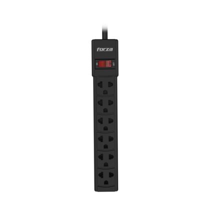 Forza - PS Series PS-001B - Banda de potencia - CA 120-220 V - conectores de salida: 6 - negro