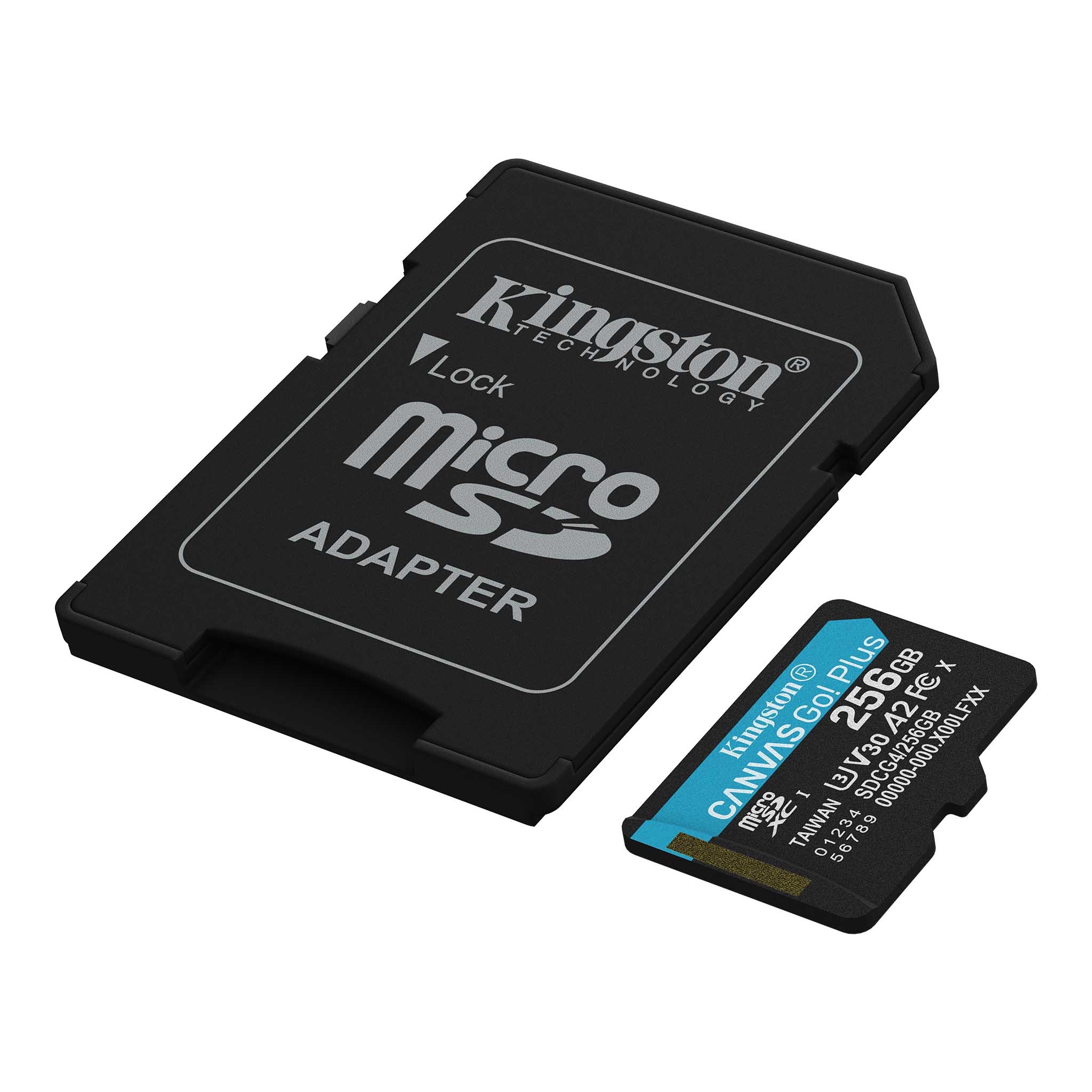 Kingston - Flash memory card - microSDXC - 256GB microSDXC Canvas Go Plus