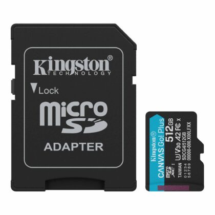 Kingston - Flash memory card - microSDHC - 512GB microSDXC Canvas Go Plus