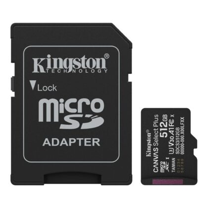 Kingston - Flash memory card - microSDHC - 512GB microSDXC Canvas Select