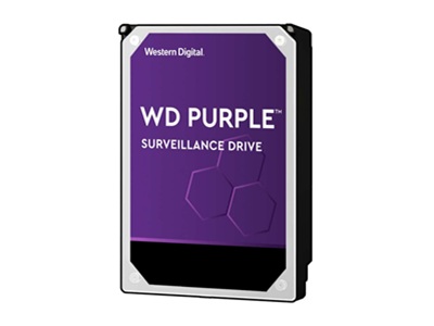 Western Digital WD Purple - Hard drive - Internal hard drive - 10 TB - 3.5" - 7200 rpm