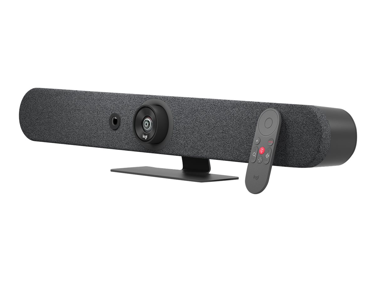 Logitech Rally Bar Mini - Dispositivo de vídeoconferencia - Certificado por Zoom, Certificado para Equipos de Microsoft - grafito
