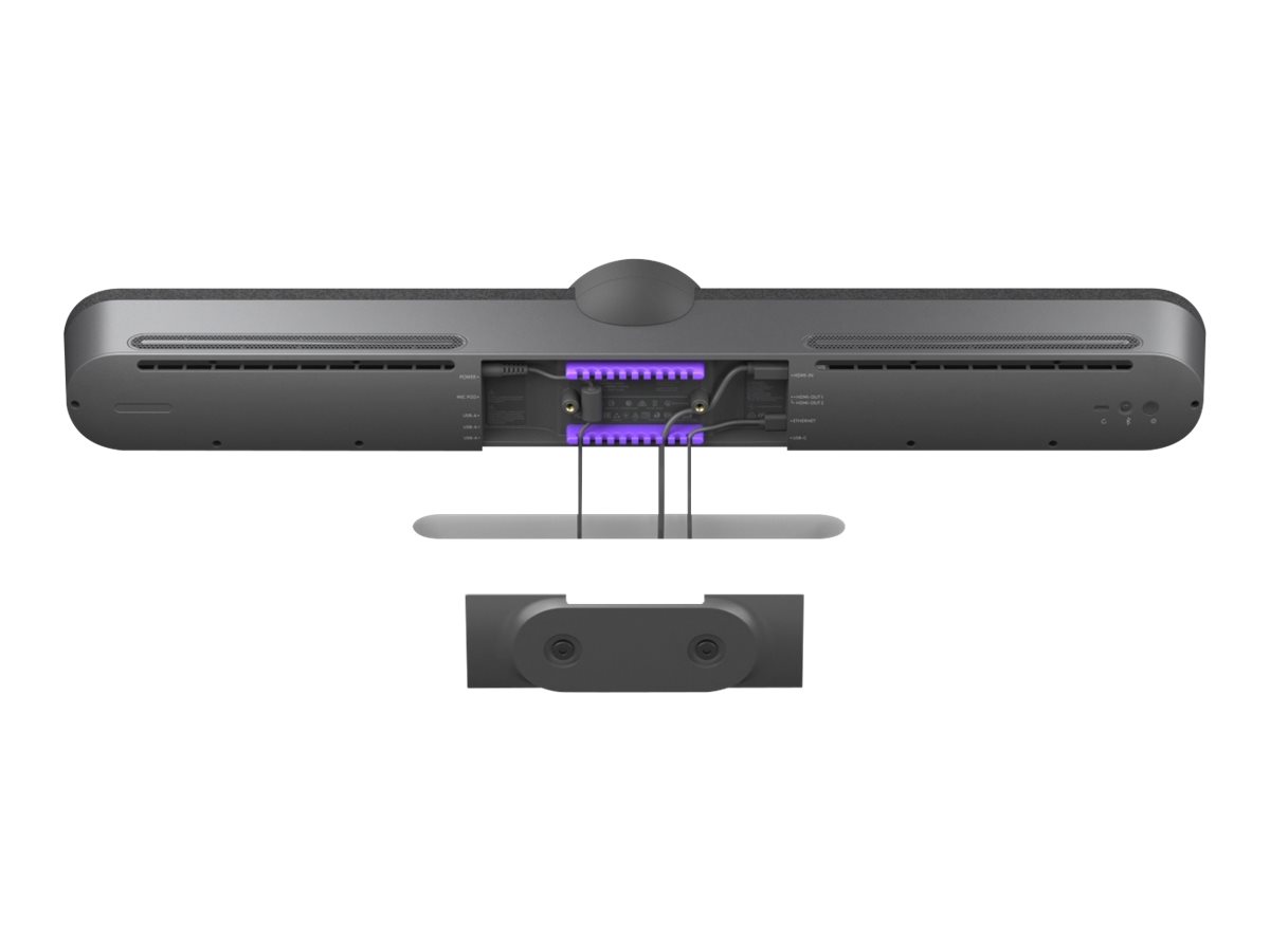 Logitech Rally Bar Mini - Dispositivo de vídeoconferencia - Certificado por Zoom, Certificado para Equipos de Microsoft - grafito