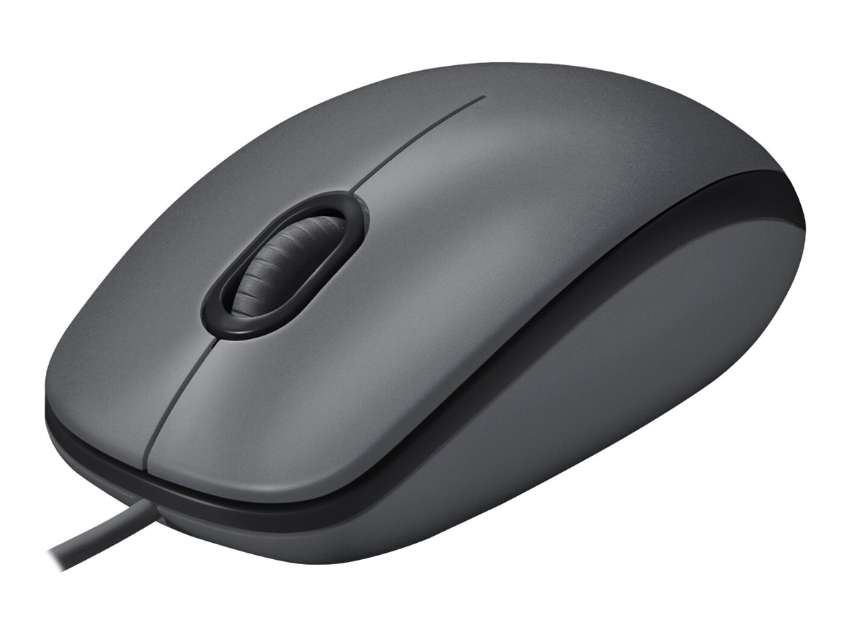 Logitech M90 - Ratón - diestro y zurdo - óptico - cableado - USB