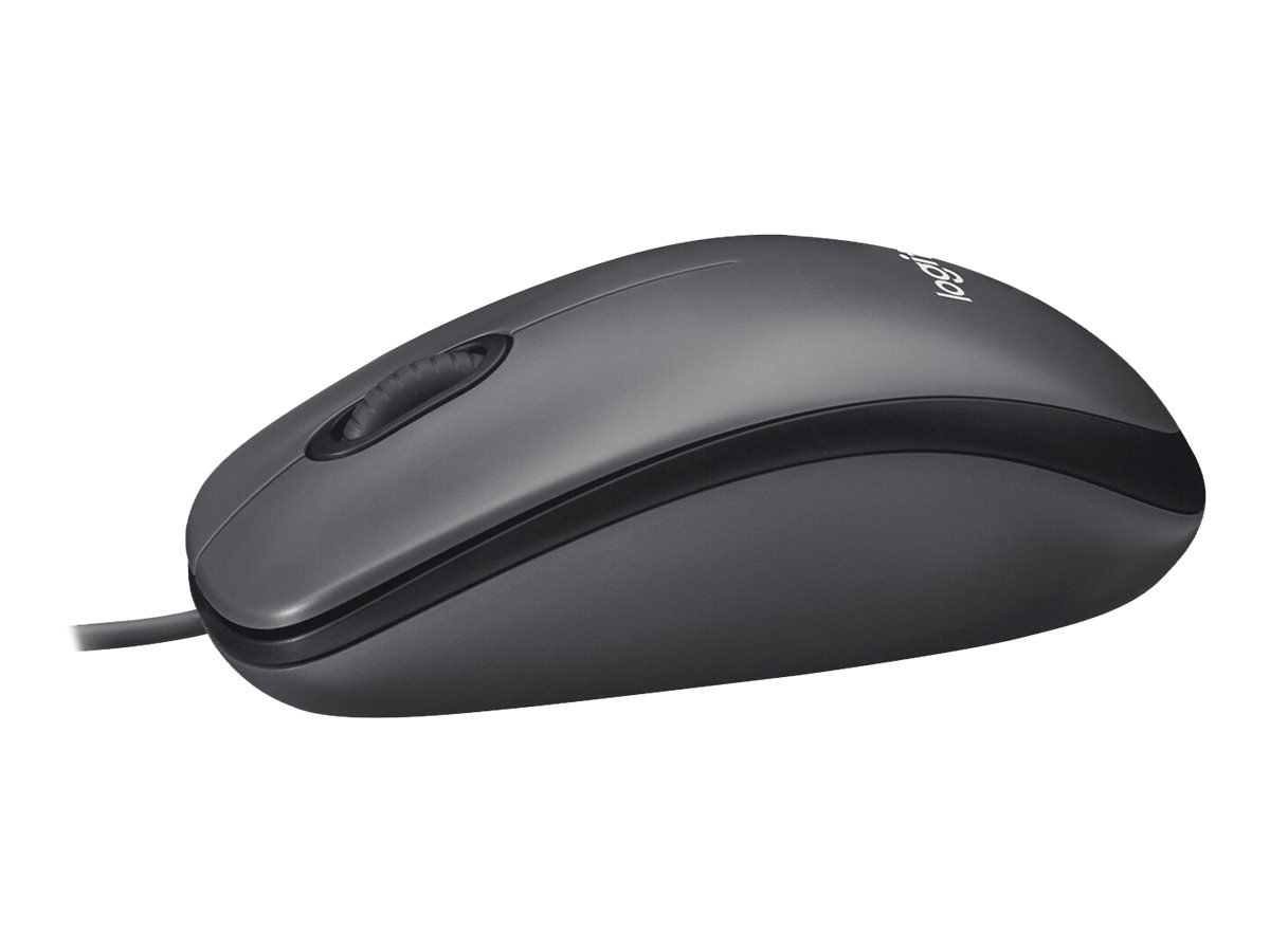 Logitech M90 - Ratón - diestro y zurdo - óptico - cableado - USB
