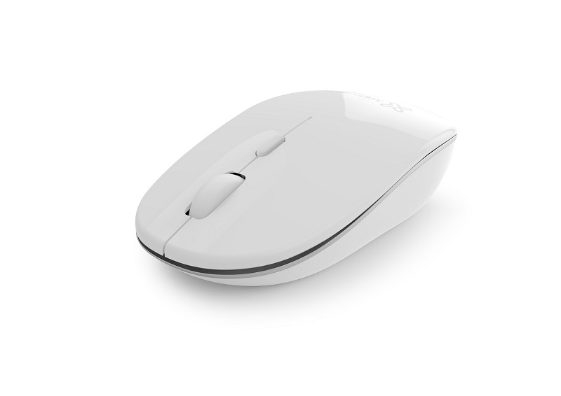 Klip Xtreme - Mouse - 2.4 GHz - Wireless - Classic white - 4 buttons 1600dpi