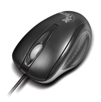 XTech XTM-175 - Ratón - USB - Cableado - Negro - Optico