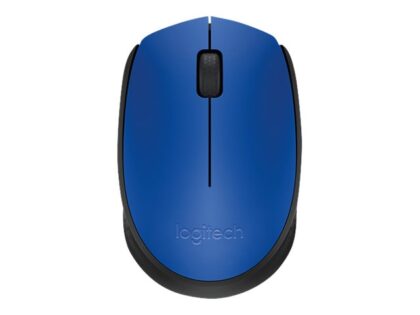Logitech M170 - Ratón - diestro y zurdo - inalámbrico - 2.4 GHz - receptor inalámbrico USB - azul
