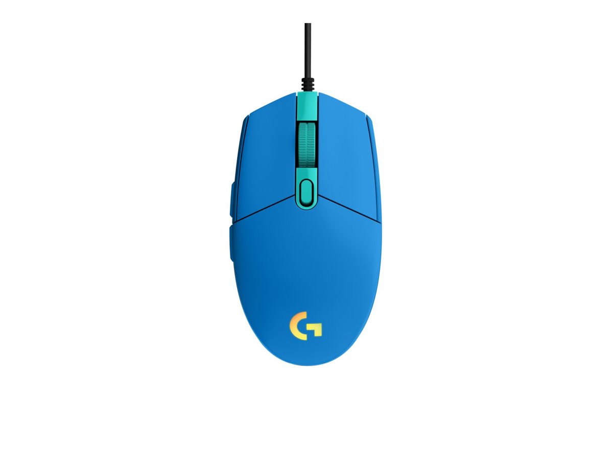 Logitech Gaming Mouse G203 LIGHTSYNC - Ratón - óptico - 6 botones - cableado - USB - azul