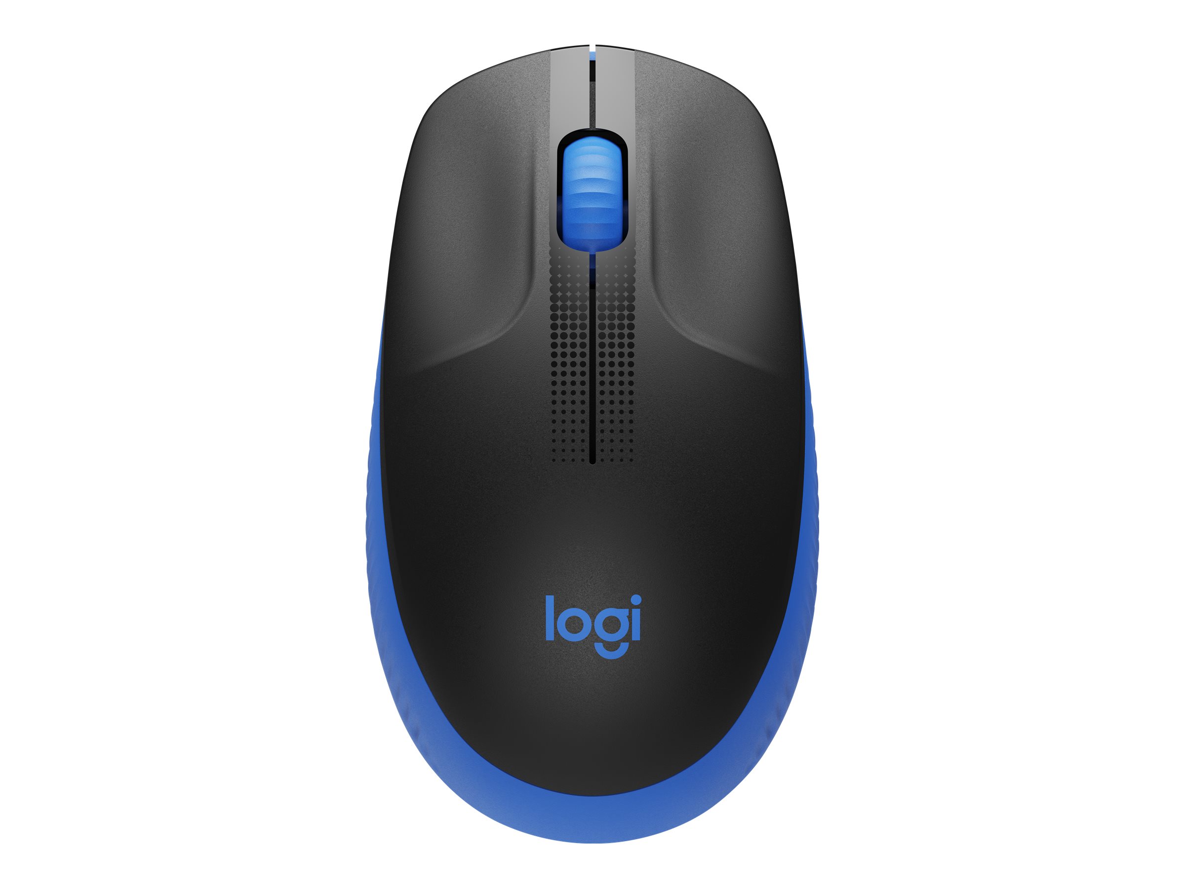 Logitech M190 - Ratón - óptico - 3 botones - inalámbrico - receptor inalámbrico USB - azul