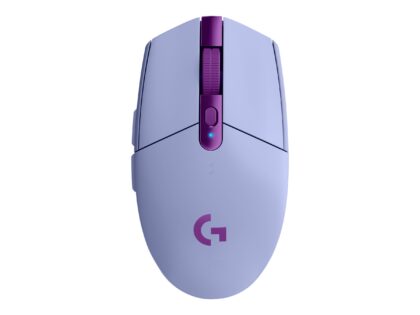Logitech G305 Lightspeed - Ratón - óptico - 6 botones - inalámbrico - 2.4 GHz - receptor inalámbrico USB - lila
