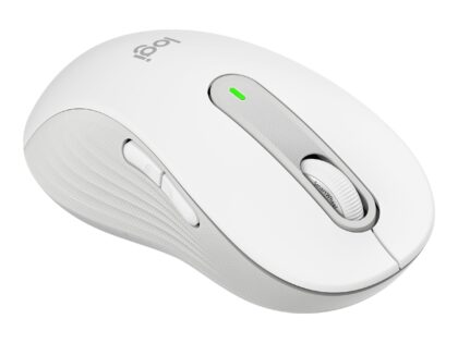 Logitech Signature M650 - Ratón - manos pequeñas - diestro y zurdo - inalámbrico - 2.4 GHz, Bluetooth - receptor de USB Logitech Logi Bolt - blanco hueso