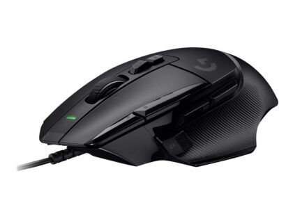 Logitech G502 X Wired Gaming Mouse - LIGHTFORCE hybrid optical-mechanical primary switches, HERO 25K gaming sensor, compatible with PC - macOS/Windows - Black - Ratón - óptico - cableado - USB - negro