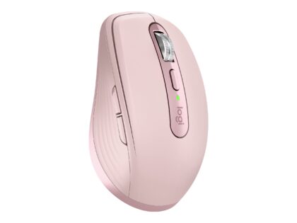 Logitech MX Anywhere 3S - Ratón - óptico - 6 botones - inalámbrico - Bluetooth - rosa