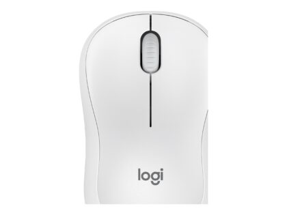 Logitech M240 Silent Bluetooth Mouse, Compact, Portable, Smooth Tracking, Off-white - Ratón - 3 botones - inalámbrico - Bluetooth - blanco hueso