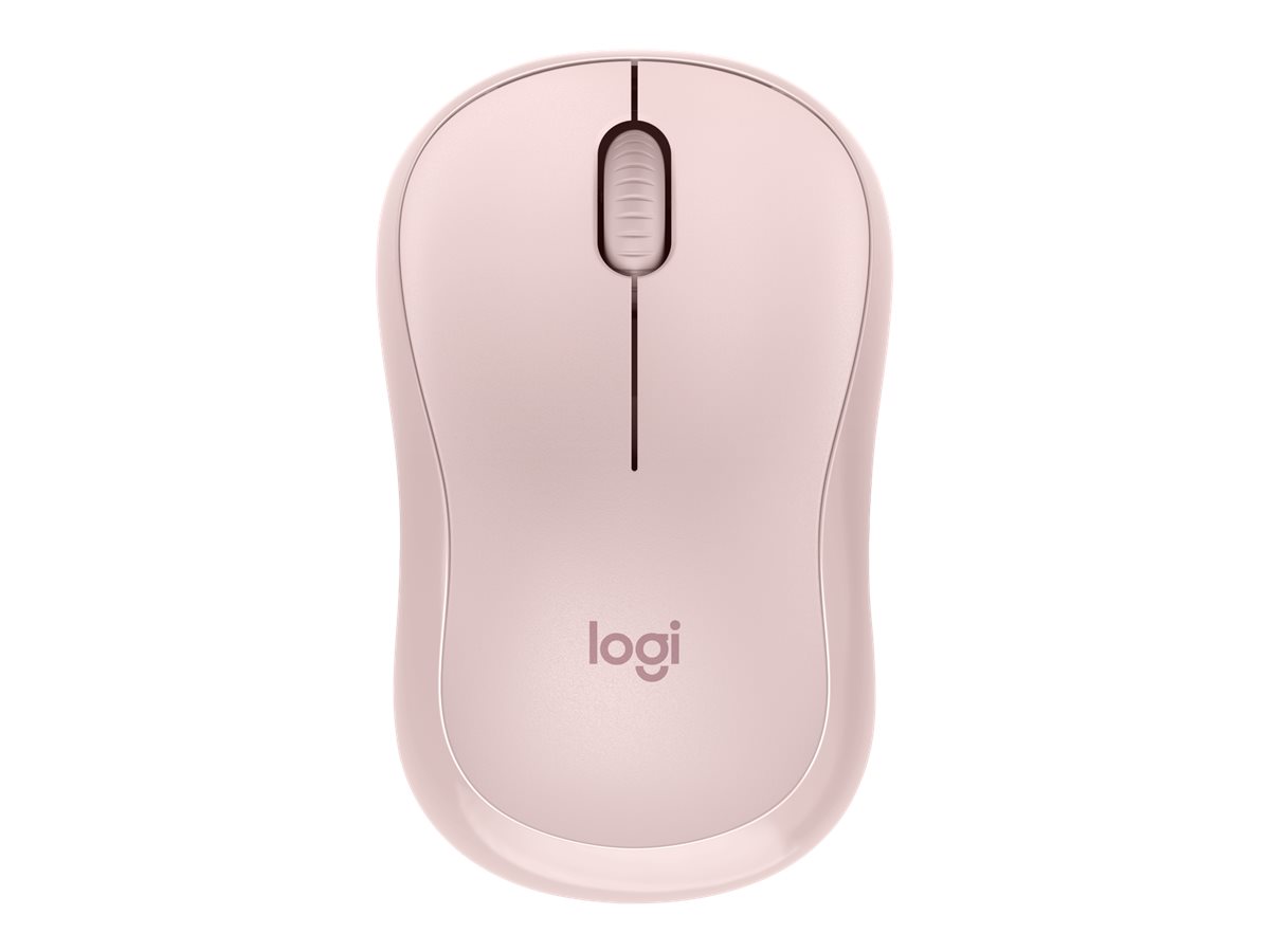 Logitech M240 Silent Bluetooth Mouse, Compact, Portable, Smooth Tracking, Rose - Ratón - 3 botones - inalámbrico - Bluetooth - rosa