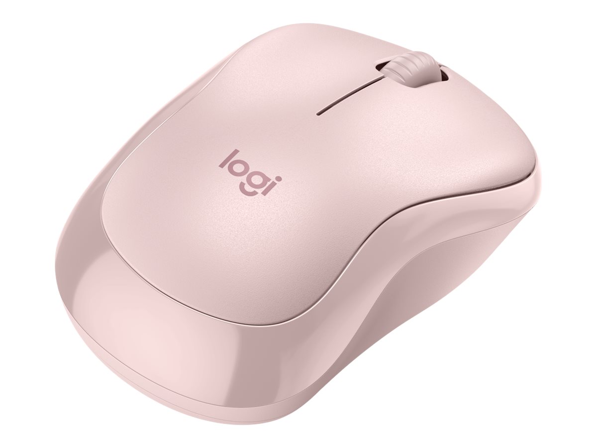 Logitech M240 Silent Bluetooth Mouse, Compact, Portable, Smooth Tracking, Rose - Ratón - 3 botones - inalámbrico - Bluetooth - rosa