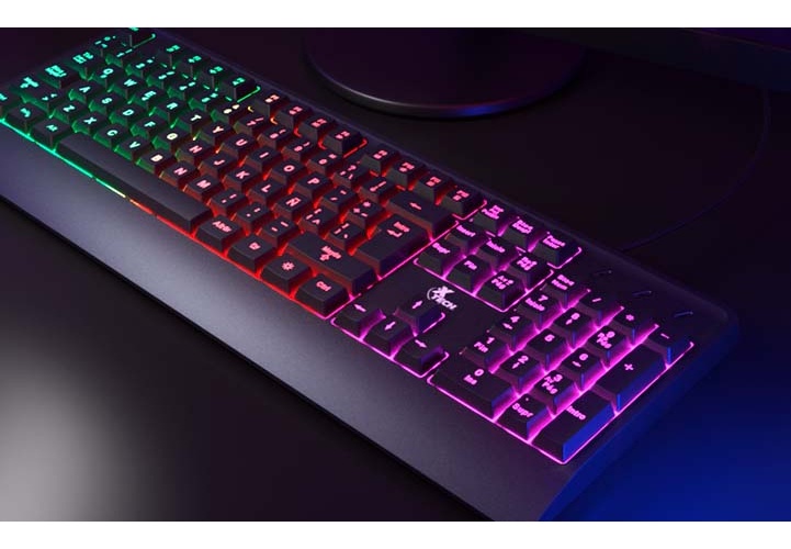 Xtech CHEVALIER XTK-505S - Teclado - retroiluminación - USB - QWERTY - español