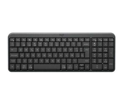 Logitech -K250 Compact Bluetooth Wireless Keyboard - Spanish - Graphite