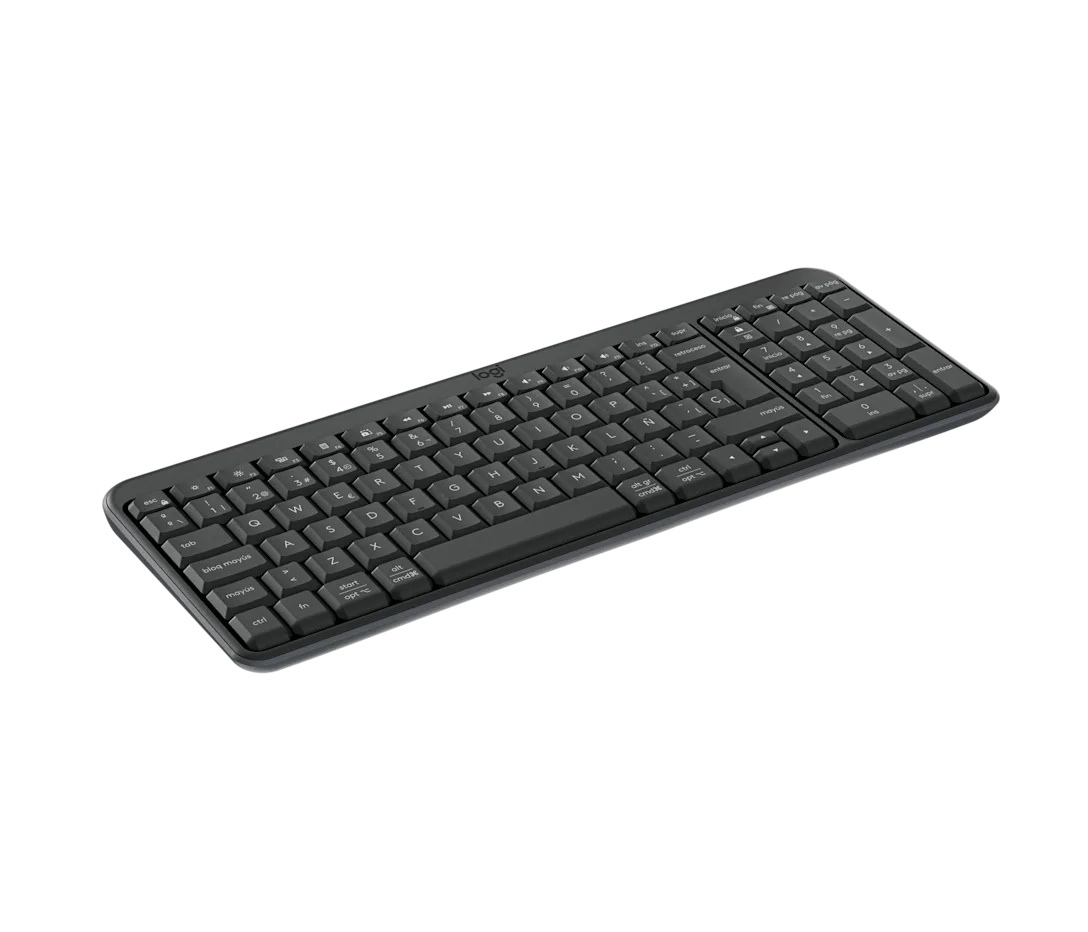 Logitech -K250 Compact Bluetooth Wireless Keyboard - Spanish - Graphite