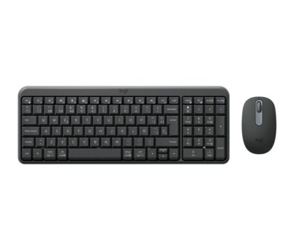 Logitech - MK250 Compact Bluetooth Wireless Combo - Spanish - Graphite