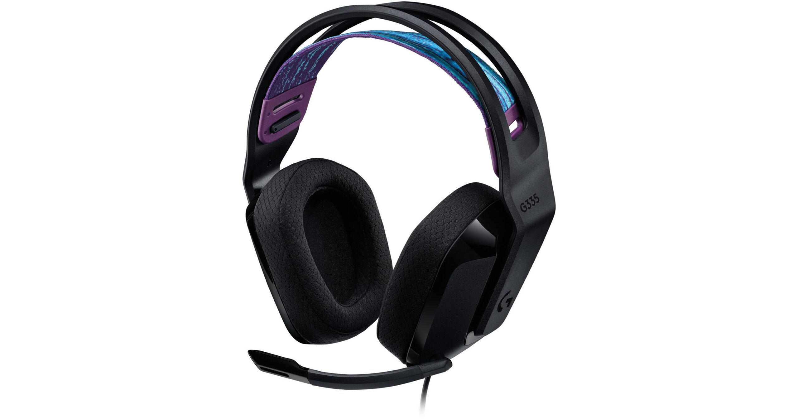 Logitech G G335 Wired Gaming Headset - Auricular - tamaño completo - cableado - conector de 3,5 mm - negro - certificado Discord
