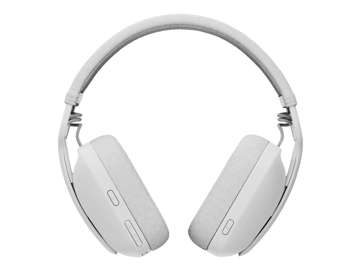 Logitech Zone Vibe 100 - Auricular - tamaño completo - Bluetooth - inalámbrico - blanco hueso