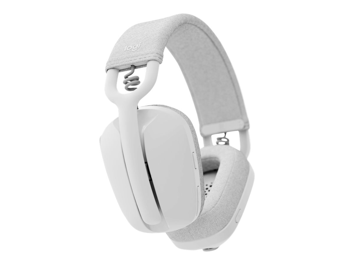 Logitech Zone Vibe 100 - Auricular - tamaño completo - Bluetooth - inalámbrico - blanco hueso