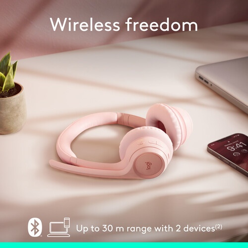 Logitech Zone - 300 - Headphones - Wireless - 981-001411