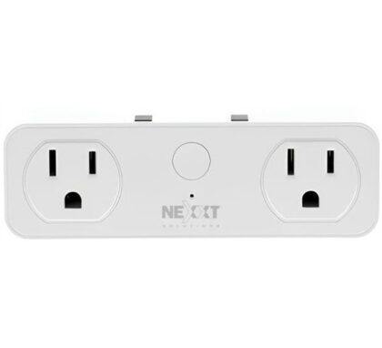 Nexxt - Solutions Connectivity - NHP-D610 - wireless - 2 Toma corrientes - 2 puertos USB - Compatible con Amazon Alexa y Google Assistant - 1875 W de potencia máxima - 200 joules