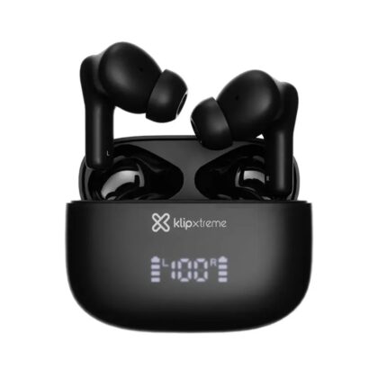 Klip Xtreme - True wireless earphones - Para Phone / Para Portable electronics / Para Tablet - Wireless - 26Hrs Hybdrid ANC Black
